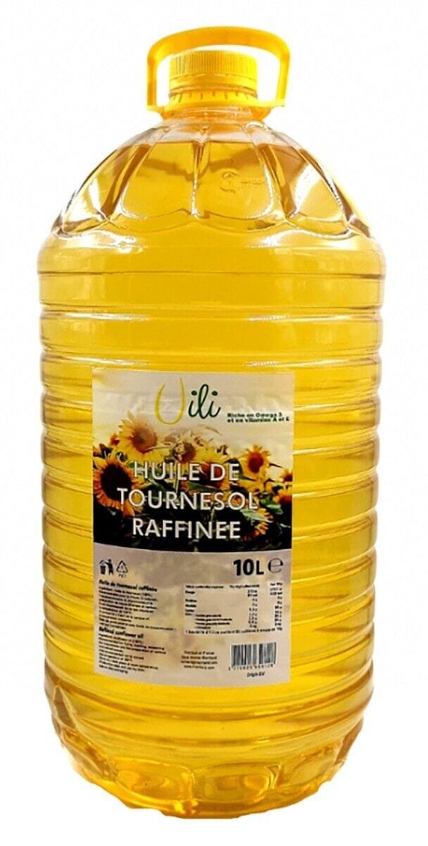 Buy refined sunflower oils - top refined vegetable oil sales huile végétale de tournesol 10l
